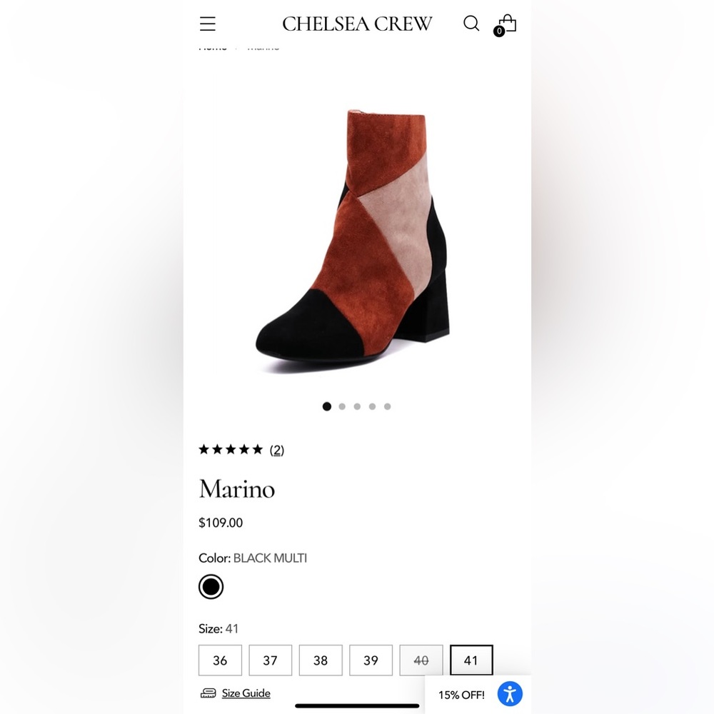 Chelsea Crew Marino Boots Size 41 (10/10.5)
